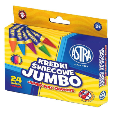 Zsírkréta ASTRA kerek Jumbo törésálló 24 színű kréta
