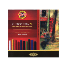  Zsírkréta KOH-I-NOOR GioConda szögletes 24 színű kréta