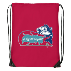 ZSONA DEKOR A legjobb horgász! - Sport táska piros