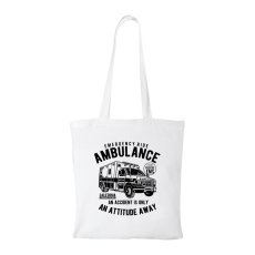 ZSONA DEKOR Ambulance - Bevásárló táska fehér