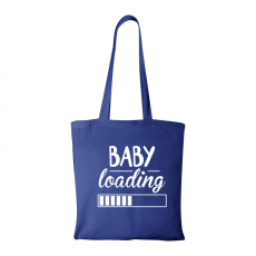 ZSONA DEKOR Baby loading - Bevásárló táska kék v1
