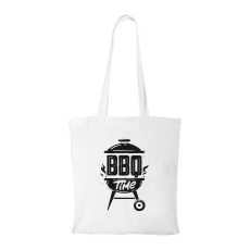 ZSONA DEKOR BBQ time - Bevásárló táska fehér v1