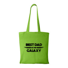 ZSONA DEKOR Best dad in the galaxy - Bevásárló táska zöld kézitáska és bőrönd