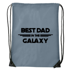 ZSONA DEKOR Best dad in the galaxy - Sport táska szürke