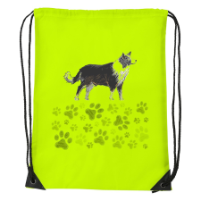 ZSONA DEKOR Border collie - Sport táska sárga kézitáska és bőrönd