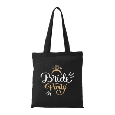 ZSONA DEKOR Bride party - Bevásárló táska fekete kézitáska és bőrönd