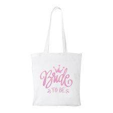 ZSONA DEKOR Bride to be - Bevásárló táska fehér kézitáska és bőrönd