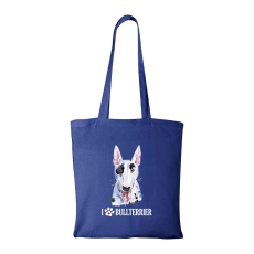 ZSONA DEKOR Bullterrier - Bevásárló táska kék v2