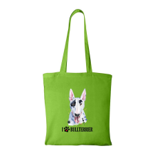 ZSONA DEKOR Bullterrier - Bevásárló táska zöld kézitáska és bőrönd