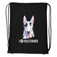 ZSONA DEKOR Bullterrier - Sport táska fekete v2