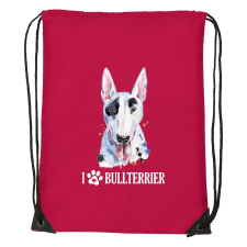 ZSONA DEKOR Bullterrier - Sport táska piros kézitáska és bőrönd