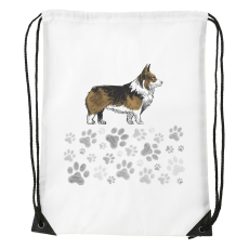 ZSONA DEKOR Corgi - Sport táska fehér