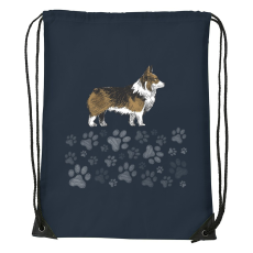 ZSONA DEKOR Corgi - Sport táska navy kék