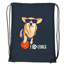 ZSONA DEKOR Corgi - Sport táska navy kék v2 kézitáska és bőrönd