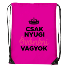 ZSONA DEKOR Csak nyugi óvónéni vagyok - Sport táska magenta kézitáska és bőrönd