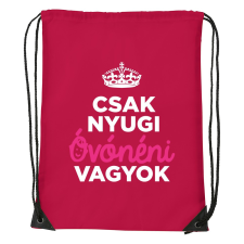 ZSONA DEKOR Csak nyugi óvónéni vagyok - Sport táska piros kézitáska és bőrönd