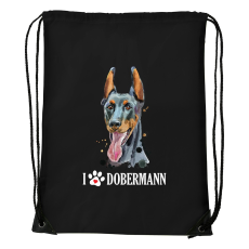 ZSONA DEKOR Dobermann - Sport táska fekete
