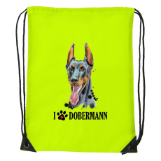 ZSONA DEKOR Dobermann - Sport táska sárga