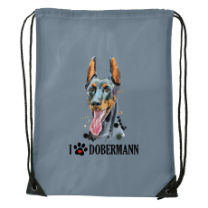 ZSONA DEKOR Dobermann - Sport táska szürke v2
