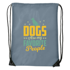 ZSONA DEKOR Dogs are my favorite people - Sport táska szürke