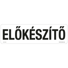 ZSONA DEKOR Előkészítő Öntapadós matrica 250x80 mm információs címke