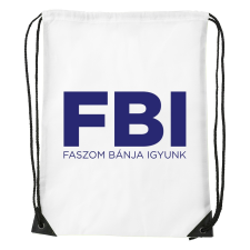 ZSONA DEKOR Faszom bánja igyunk - Sport táska fehér kézitáska és bőrönd