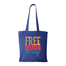 ZSONA DEKOR Free hugs for dog - Bevásárló táska kék