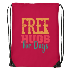 ZSONA DEKOR Free hugs for dog - Sport táska piros