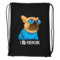 ZSONA DEKOR Frenchie - Sport táska fekete