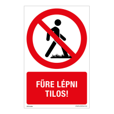 ZSONA DEKOR Fűre lépni tilos! Műanyag tábla 160x100 mm információs címke