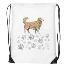ZSONA DEKOR Golden retriver - Sport táska fehér