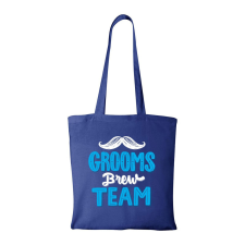 ZSONA DEKOR Grooms brew team - Bevásárló táska kék kézitáska és bőrönd