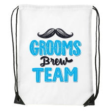 ZSONA DEKOR Grooms brew team - Sport táska fehér kézitáska és bőrönd