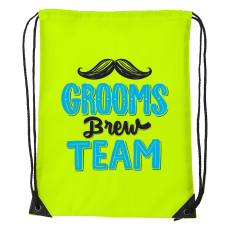 ZSONA DEKOR Grooms brew team - Sport táska sárga