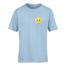 ZSONA DEKOR Gyerek póló Ovis jelel Csillag mintával Világos kék 146 méret