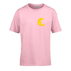 ZSONA DEKOR Gyerek póló Ovis jelel Hold mintával Rózsaszín 134 méret