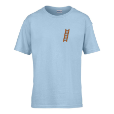 ZSONA DEKOR Gyerek póló Ovis jelel Létra mintával Világos kék 110 méret gyerek póló