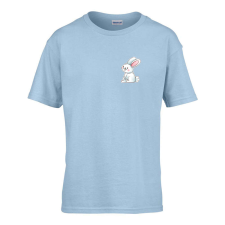 ZSONA DEKOR Gyerek póló Ovis jelel Nyuszi mintával Világos kék 110 méret gyerek póló