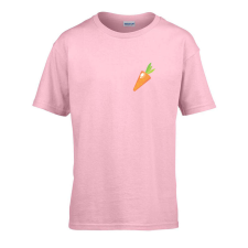 ZSONA DEKOR Gyerek póló Ovis jelel Répa mintával Rózsaszín 110 méret gyerek póló