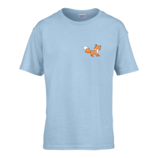 ZSONA DEKOR Gyerek póló Ovis jelel Róka mintával Világos kék 110 méret