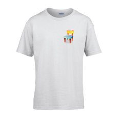 ZSONA DEKOR Gyerek póló Ovis jelel Szék mintával Fehér 134 méret