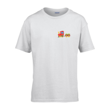 ZSONA DEKOR Gyerek póló Ovis jelel Vonat mintával Fehér 158 méret gyerek póló