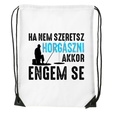 ZSONA DEKOR Ha nem szeretsz horgászni - Sport táska fehér kézitáska és bőrönd