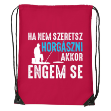 ZSONA DEKOR Ha nem szeretsz horgászni - Sport táska piros kézitáska és bőrönd