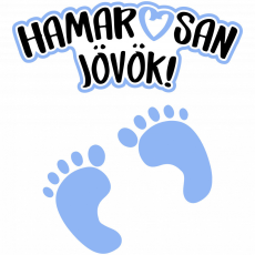 ZSONA DEKOR Hamarosan jövök! Fiú - Bevásárló táska fekete