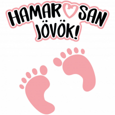 ZSONA DEKOR Hamarosan jövök! Lány - Bevásárló táska fekete