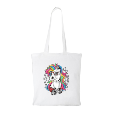 ZSONA DEKOR Hipster unicorn - Bevásárló táska fehér kézitáska és bőrönd