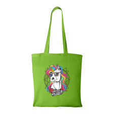 ZSONA DEKOR Hipster unicorn - Bevásárló táska zöld kézitáska és bőrönd