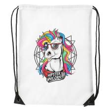 ZSONA DEKOR Hipster unicorn - Sport táska fehér kézitáska és bőrönd