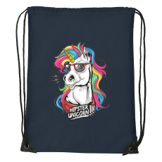 ZSONA DEKOR Hipster unicorn - Sport táska navy kék